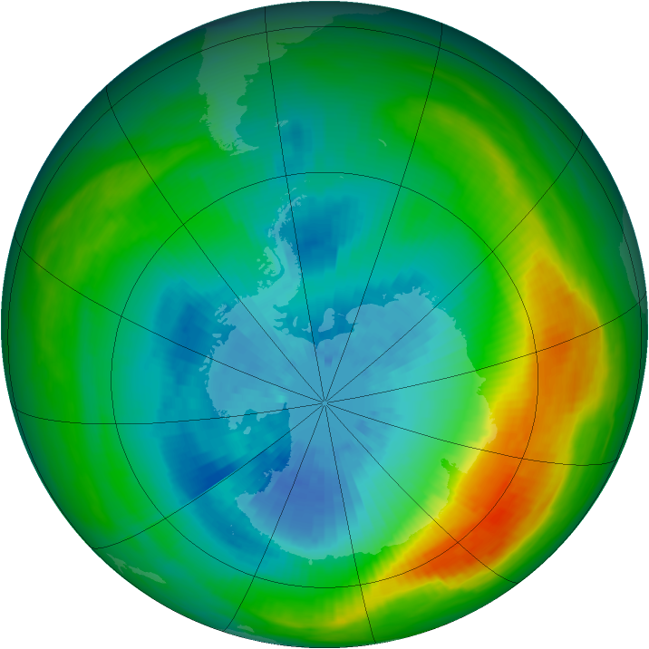 Ozone Map 1981-09-23